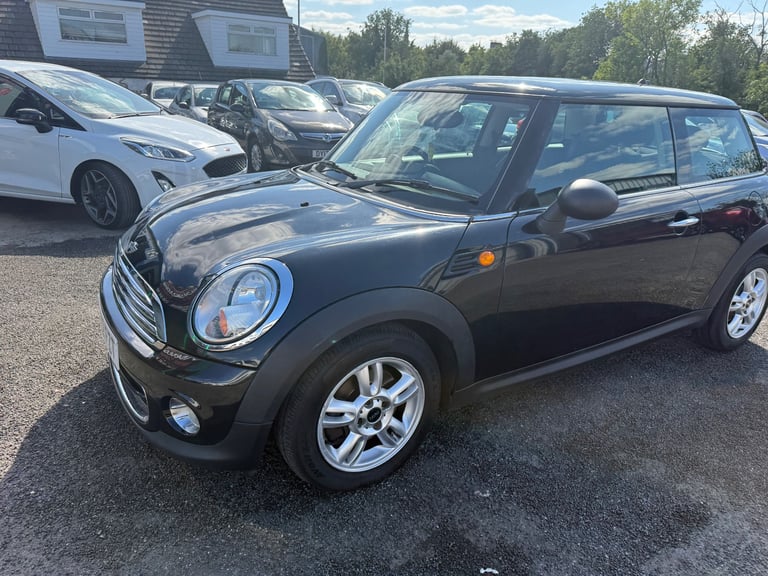 2012 (62) Mini One 1.6 Petrol Black with Black/Grey Interior ,1 Previous Owner