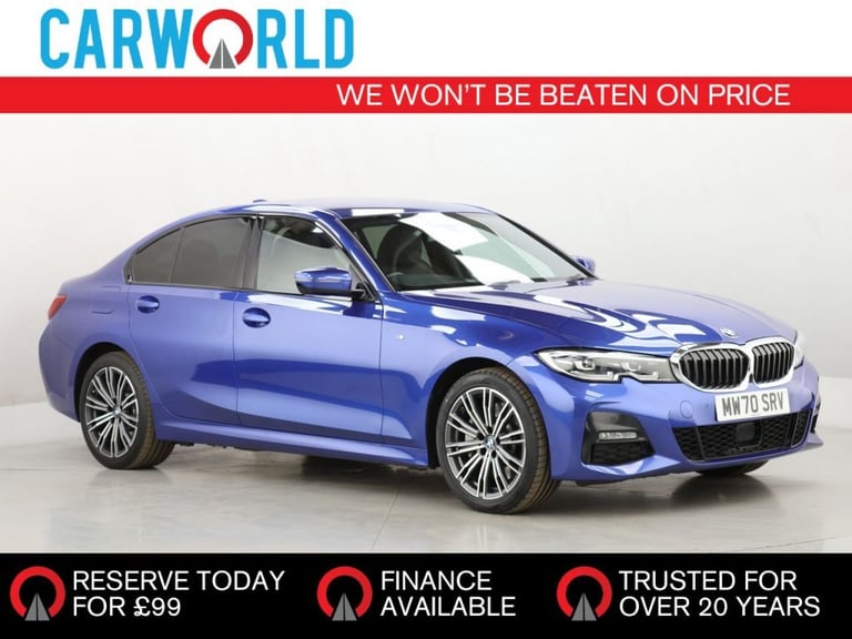 2021 BMW 3 Series 2.0 330e 12kWh M Sport Saloon 4dr Petrol Plug-in Hybrid Auto Euro 6 (s/s) ( Sal...
