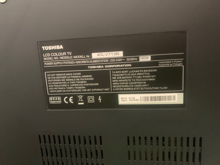 Toshiba lcd tv