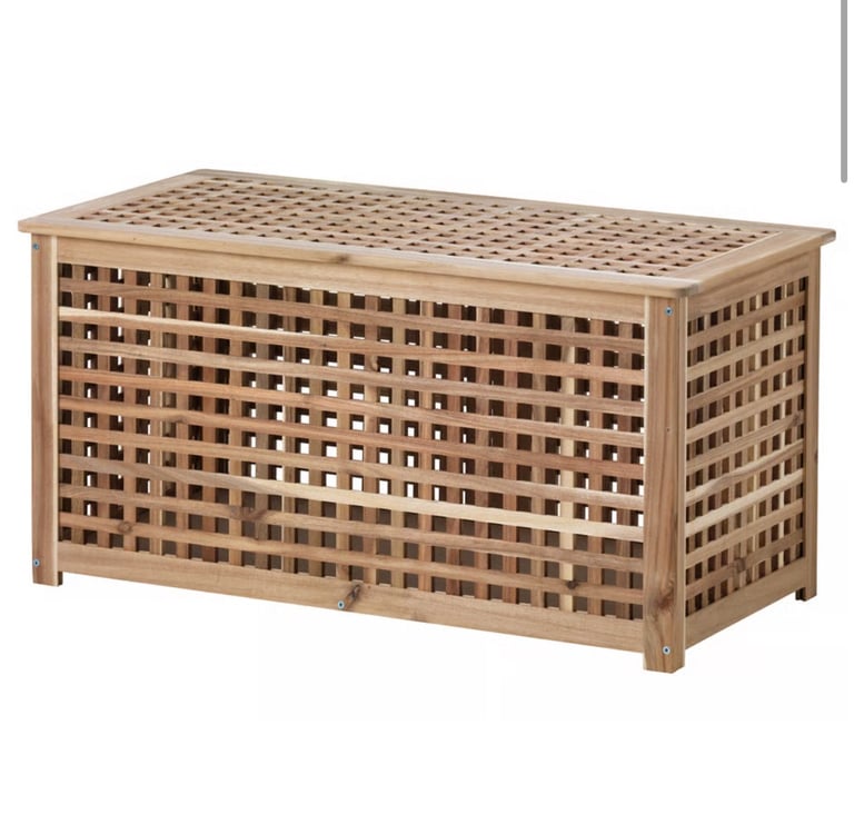 Ikea HOL Storage table, acacia, 98x50 cm