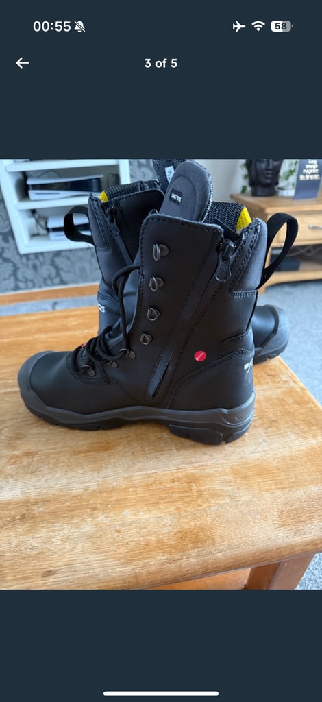 Safety boots, Norway offshore grade, PPE, uk 9