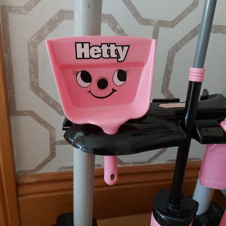 Casdon Hetty Toy Cleaning Trolley pink