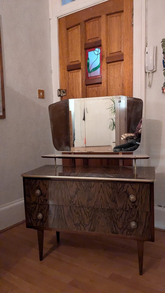 Mid-Century Wardrobe and Vanity Set