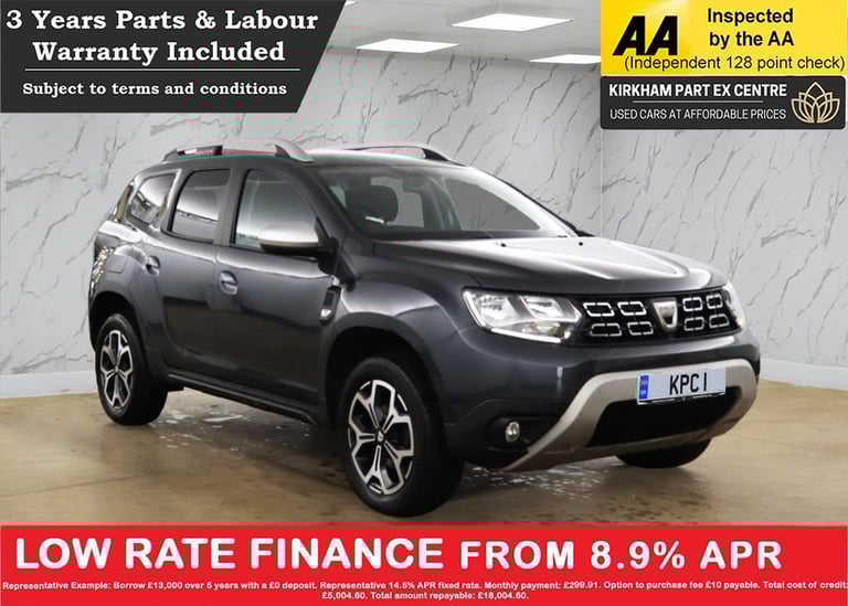 image for 2019 Dacia Duster 1.5 Blue dCi Prestige SUV 5dr Diesel Manual Euro 6 (s/s) (115 ps) NATIONWID Die...