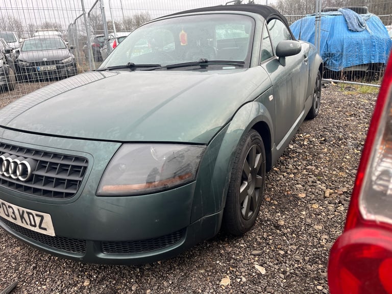 Audi tt mk1 convertible 1.8t 2003 green BREAKING FOR PARTS 