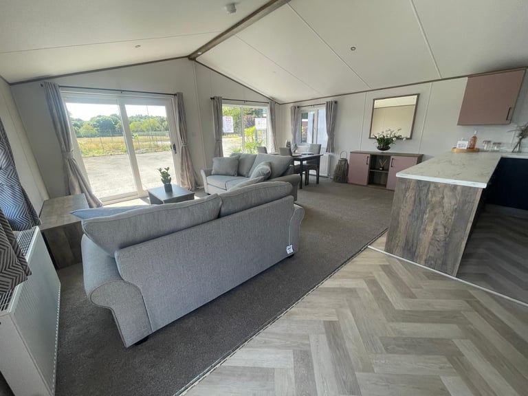 Static Holiday Lodge For Sale Off Site Willerby Boston Lodge 40 x 20, 2 Bedroom