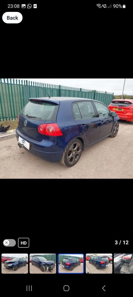 VW golf mk5 gti breaking 