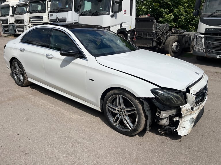 2018 MERCEDES BENZ E CLASS E350 AMG LINE PREMIUM HYBRID ELECTRIC DAMAGED SALVAGE