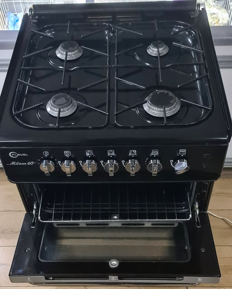 60cm Wide Flavel Milano 60 Gas Cooker, all Gas. Perfect Working. 