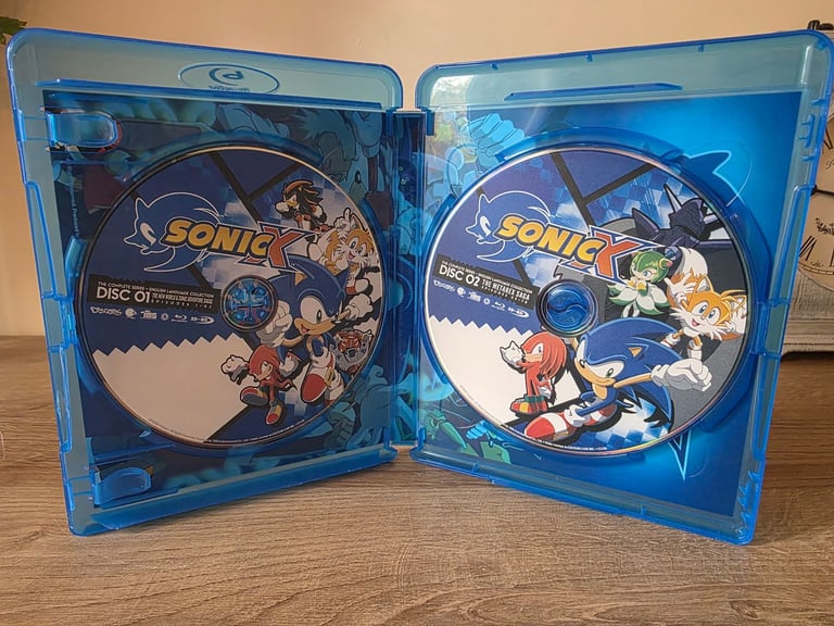 Sonic x and sonic the hedgehog complete bluray sets (discotek)
