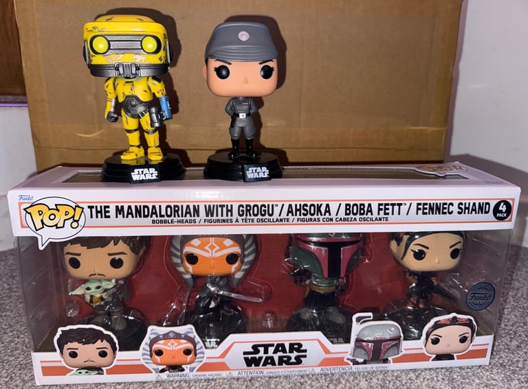 image for Star wars Funko pop 4 pack + 2 bundle