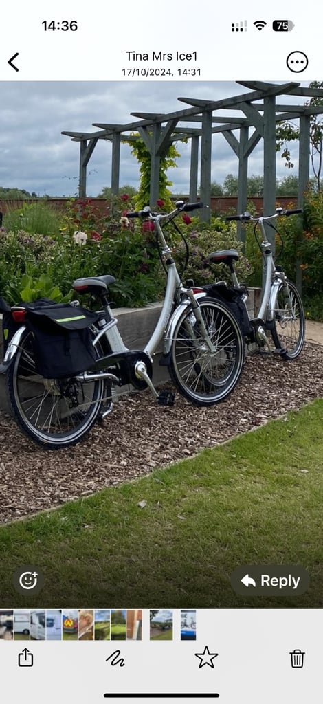 Folding electric bikes 26” wheels