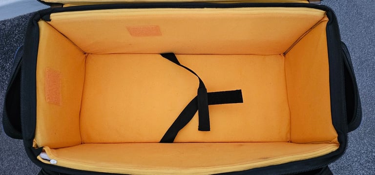 Sony camcorder bag with strap.