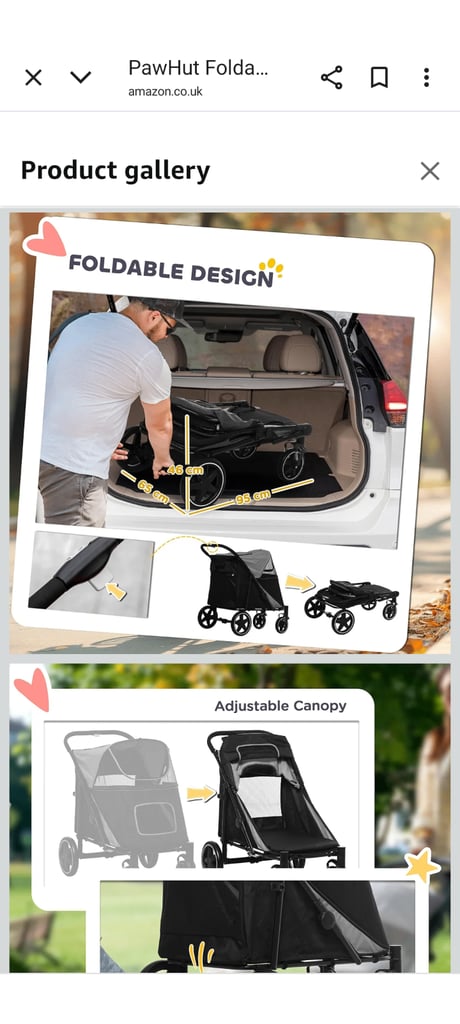PetHut pet stroller 