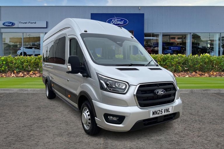 2025 Ford Transit 2.0 EcoBlue 165ps H3 17 Seater Limited Auto [Nav] MINIBUS DIESEL Automatic