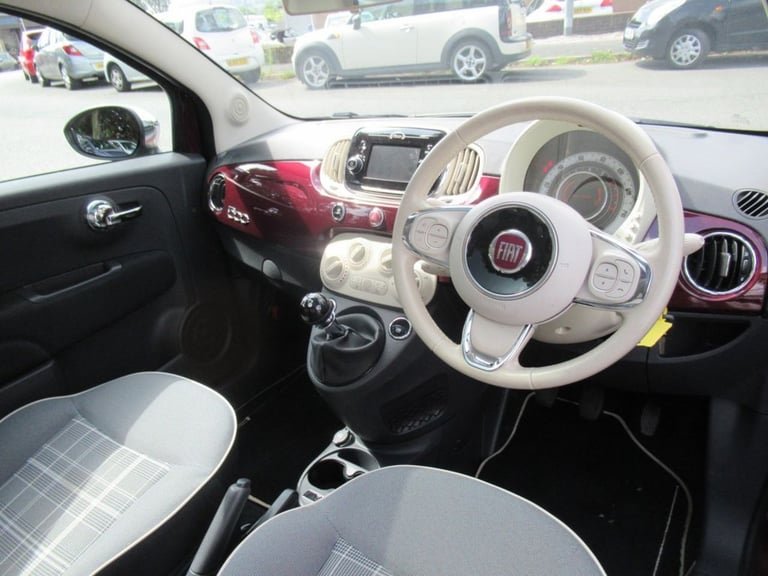2017 67 FIAT 500 1.2 LOUNGE HATCHBACK 3DR PETROL MANUAL EURO 6 (S/S) (69 BHP)