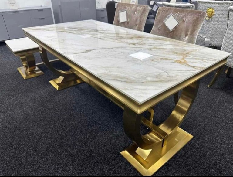 Marble dining table 