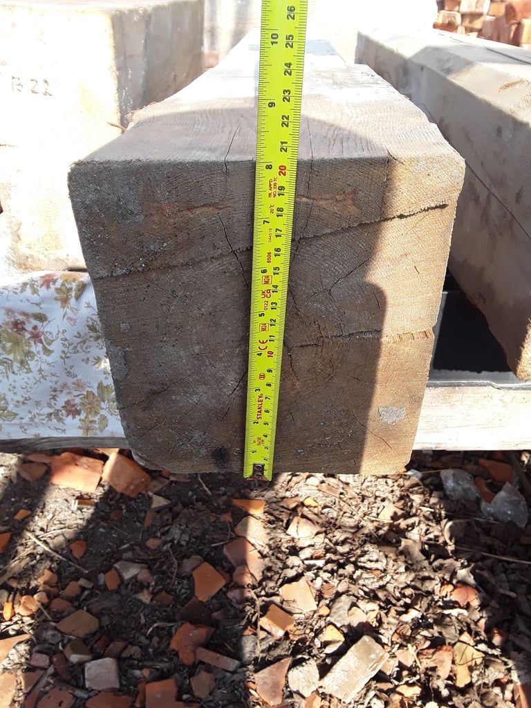 Reclaimed, 200 years solid pine beam. 5.4 foot long.