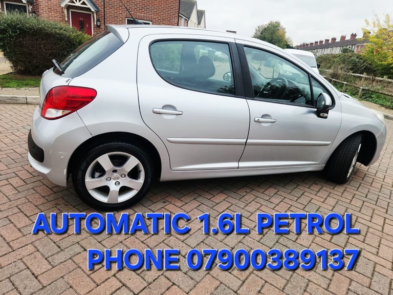 PEUGEOT 207 AUTOMATIC 1.6LT PETROL ULEZ COMPLIANT VERY CLEAN CAR BARGAIN