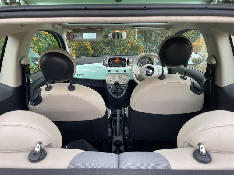 2016 Fiat 500 1.2 Lounge Euro 6 (s/s) 3dr HATCHBACK Petrol Manual