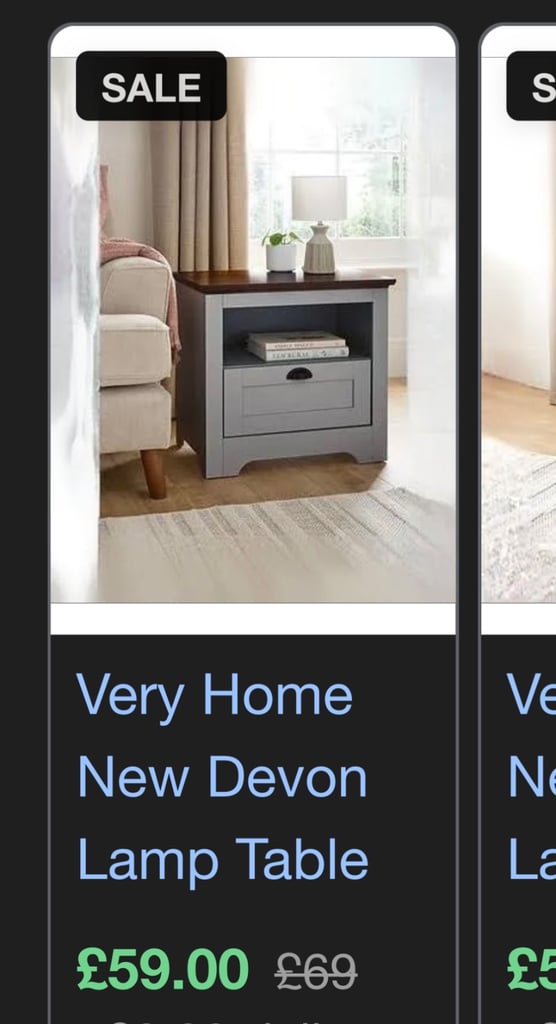 Brand new bedside table 