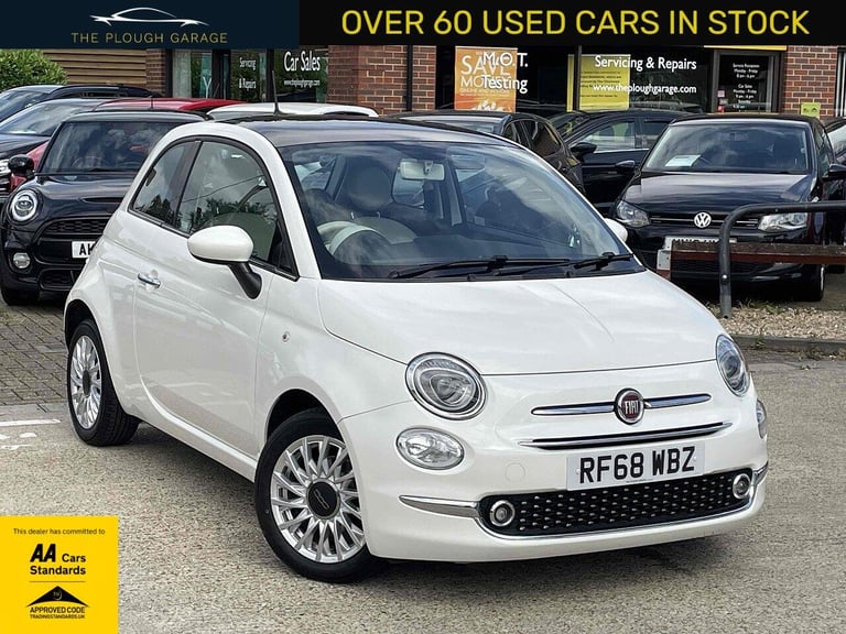 2018 Fiat 500 500 1.2 Lounge Euro 6 (s/s) 3dr HATCHBACK Petrol Manual