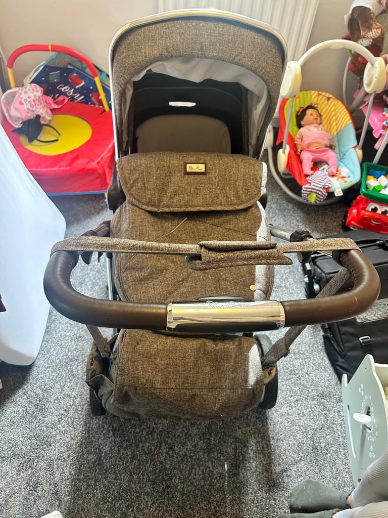 image for Exclusive silver cross pram 