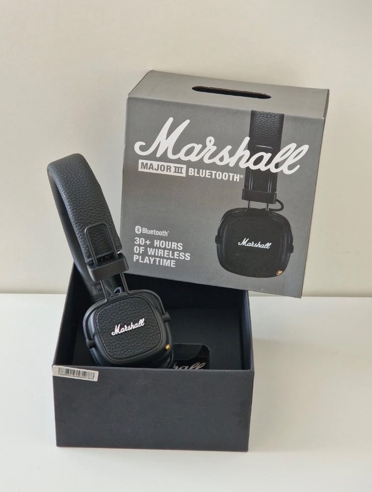 image for Marshall Major III Wireless Bluetooth Headphones Brand New Sealed