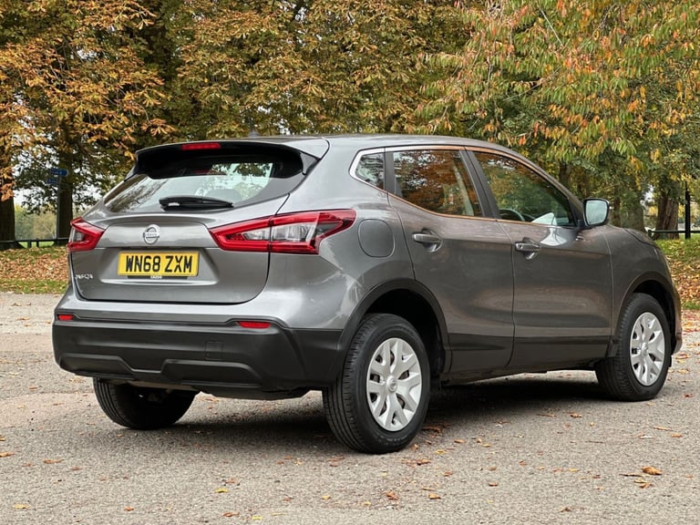 NISSAN QASHQAI 2018 1.5 DCI VISIA DIESEL LOW MILEAGE 51,000 LONG M.O.T EXCELLENT CONDITION GREY