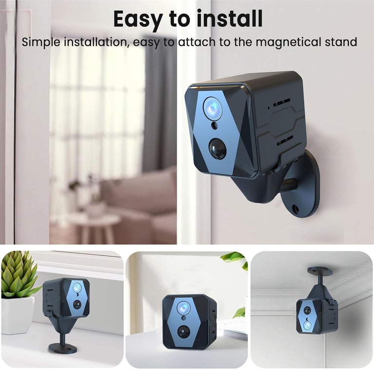 new in packaging - mini spy camera - all black