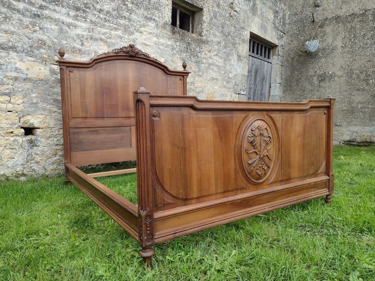 French double bed frame ~ Antique, Vintage