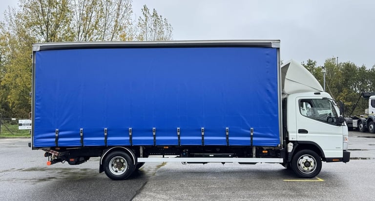 2021 21 Plate Euro 6, Mitsubishi Canter 7C18 20ft Curtainside Body Tail Lift 
