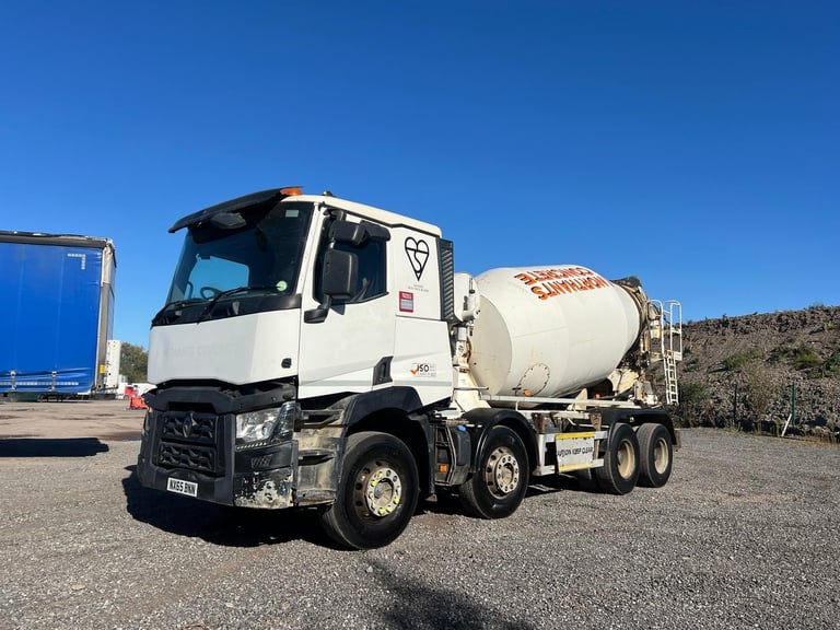 Renault C (C) 430 8x4 McPHEE MIXER , JUST ARRIVED . WATCH THE VIDEO