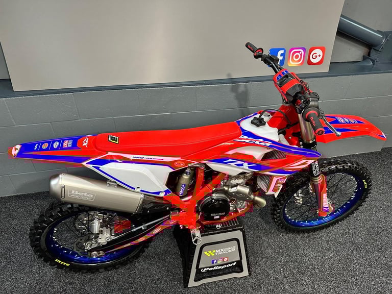2025 BETA RX 450 MX - ZERO HOUR UNUSED BIKE - INCLUDES VAT - CRF SXF SX FC MC KX