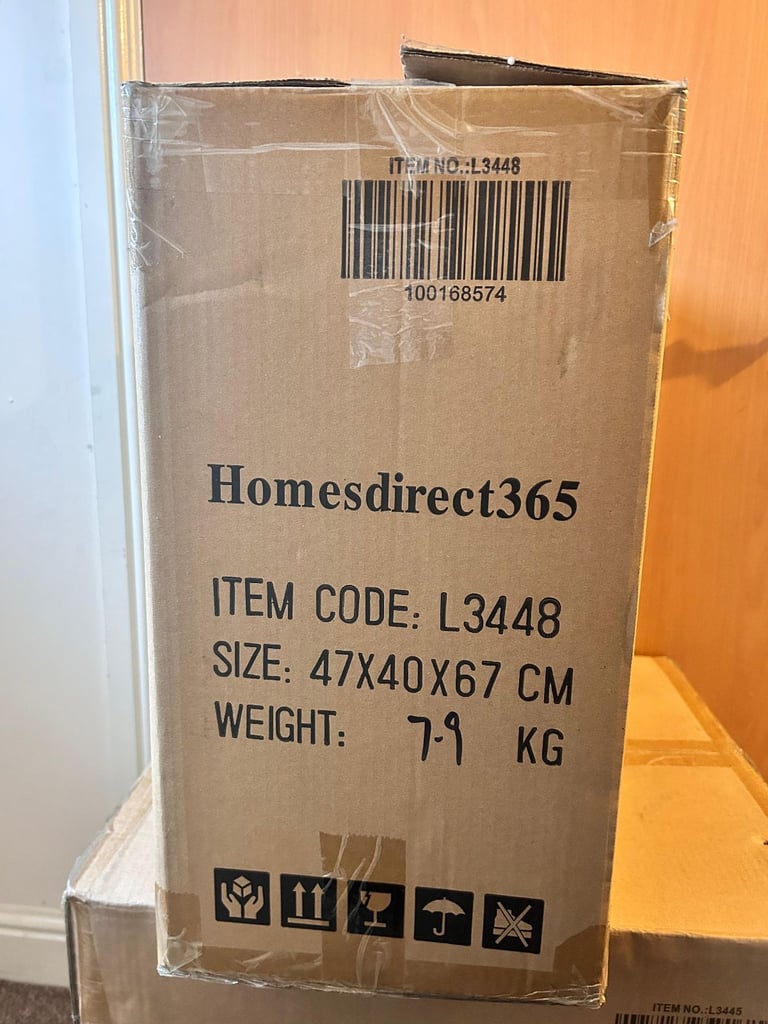 Brand New In Box Addison 1 Drawer, White Bedside Table.