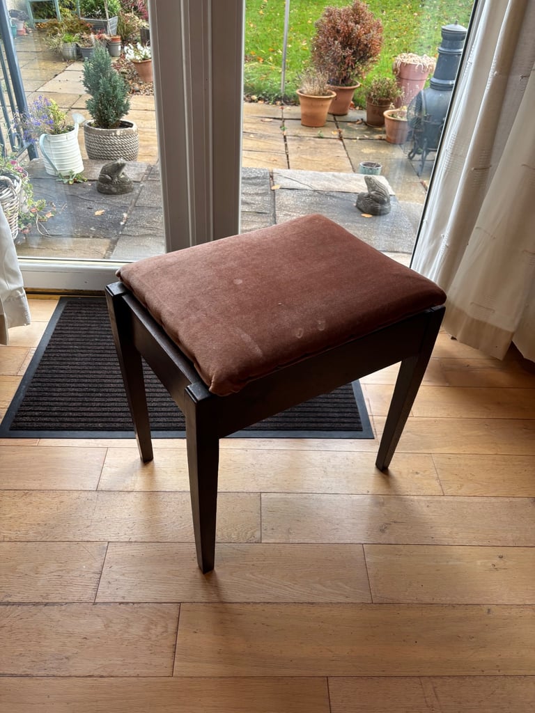image for Wooden piano stool