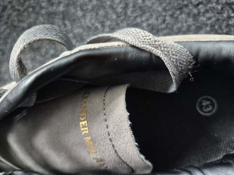 Alexander Mqueen Grey Trainers 