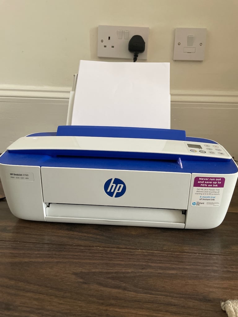 HP deskjet 3760 print, scan and copy 