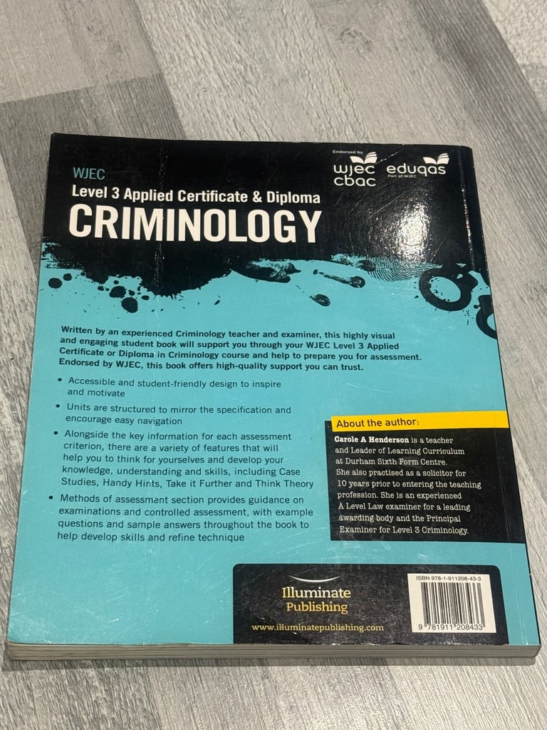 Criminology textbook