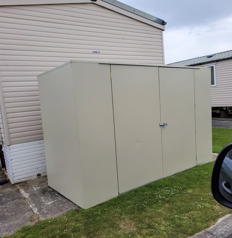 Steel storage boxes suitable building sites caravan parks gardens etc