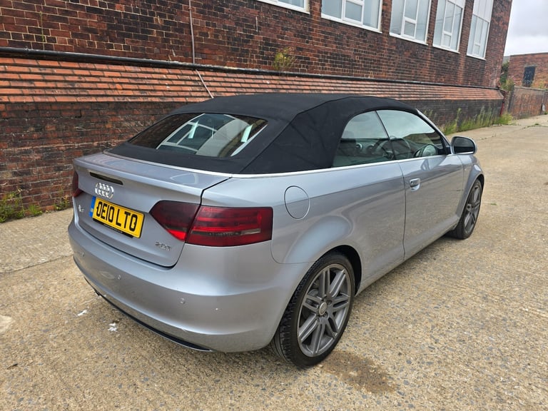 2010 Audi A3 2.0 T FSI S Line 2dr S Tronic CONVERTIBLE Petrol Automatic