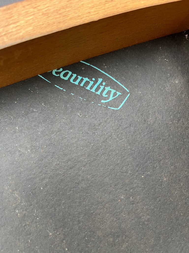 Pair of Beautility teak dining chairs (delivery available)