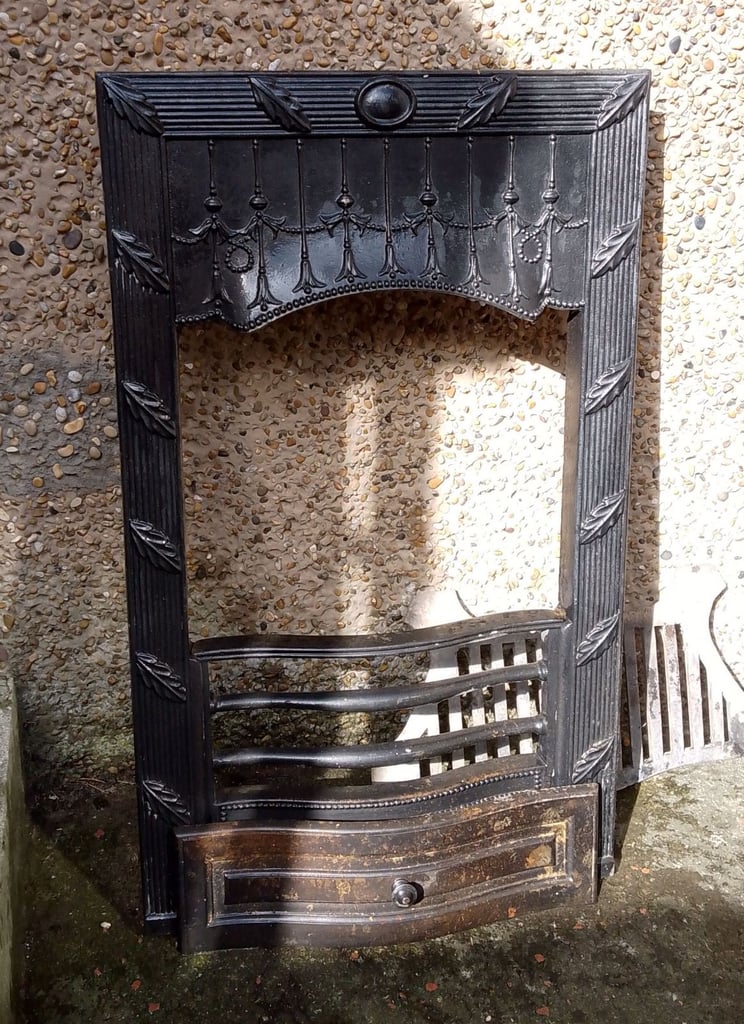 image for Original Stockbridge cast iron fireplace 