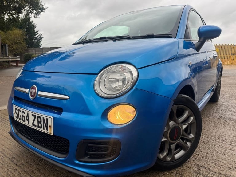 image for 2014 64 FIAT 500 1.2 S 3 DOOR*12 MONTHS MOT*LOW ROAD TAX*2 OWNERS*HALF LEATHER