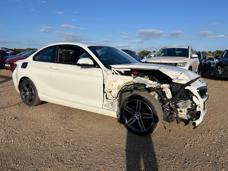 2016 BMW 218I SPORT COUPE AUTOMATIC SALVAGE DAMAGED REPAIR EURO 6 ULEZ  CAT S 