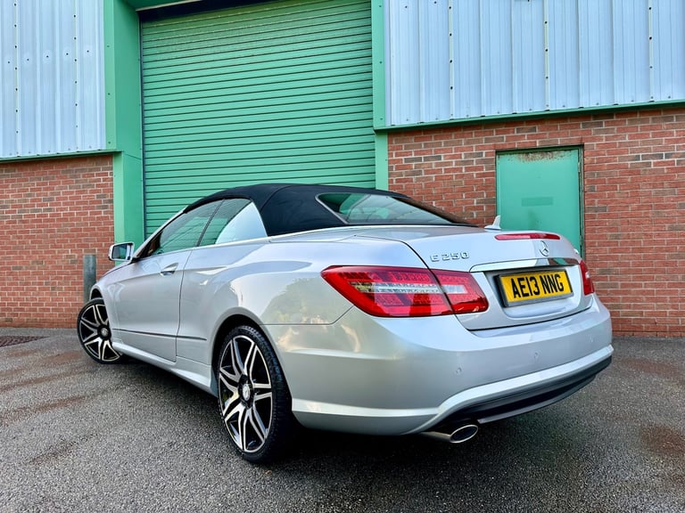 2013 (13) MERCEDES E250 CDI SPORT CONVERTIBLE 86,000 MILES IMMACULATE 8 SERVICES