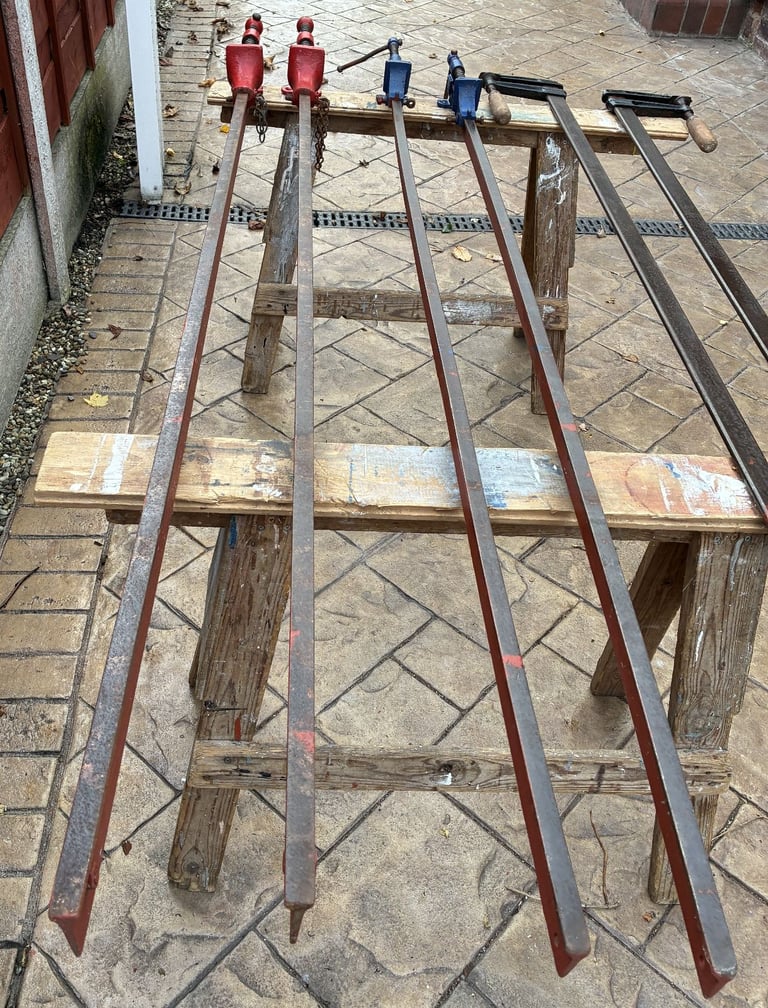 3 Pairs (Set Of 2) Of Sash Clamps T Bar Heavy Duty