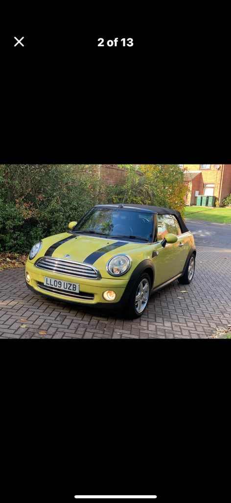 Mini Cooper convertible 