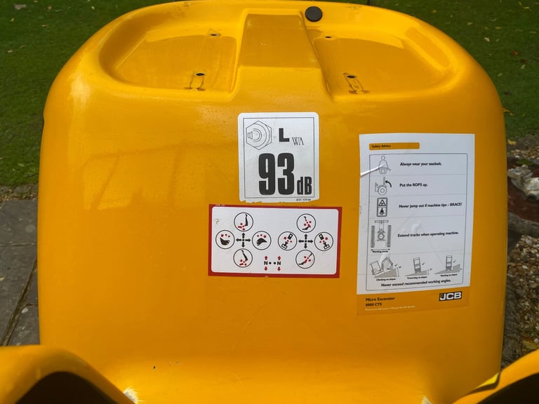 JCB Micro Digger Engine Cover