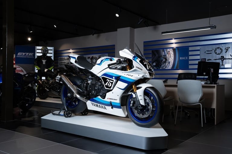 YAMAHA R1 GYTR - CRESCENT 75TH ANNIVERSARY EDITION - CALL OUR GYTR PRO SHOP NOW